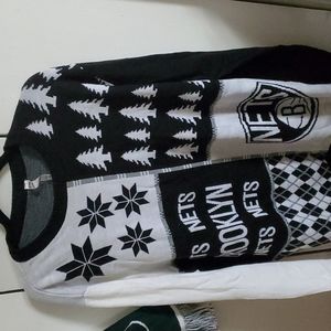 NBA Brooklyn Nets Ugly Christmas Sweater Size XXL